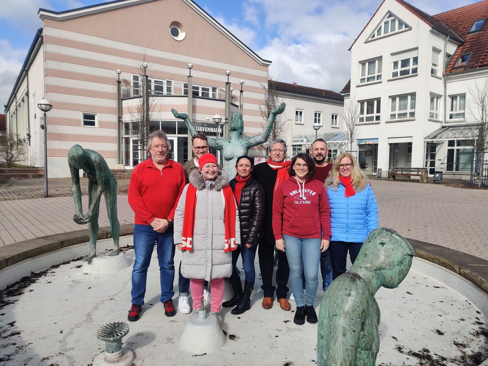 SPD Ortsverein mit Evelyne Gebhardt ( MdE)